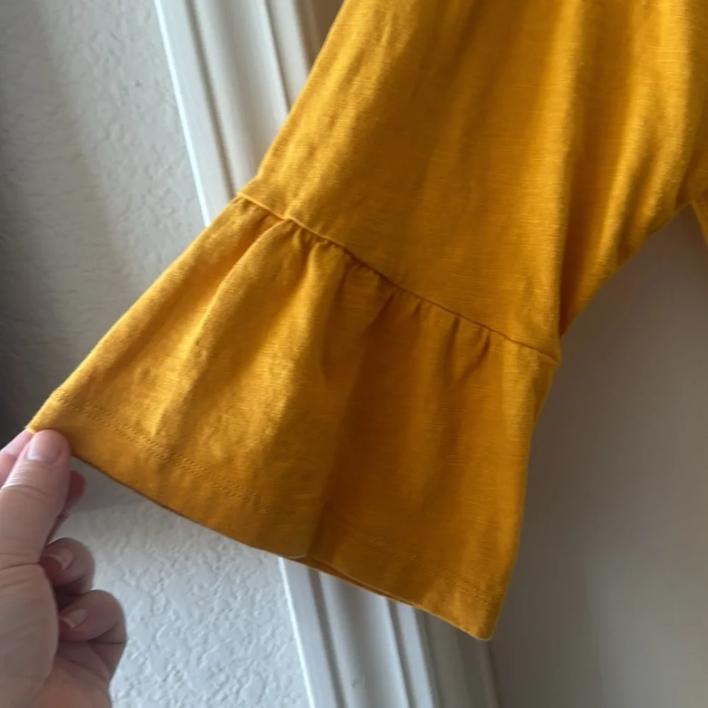 EUC Christopher & Banks Tassle-Tie Tee